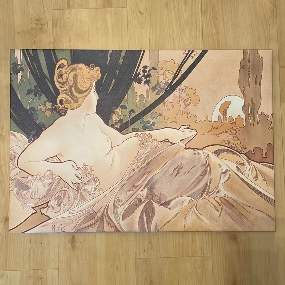 18”x26” Giclee print by artist Mucha